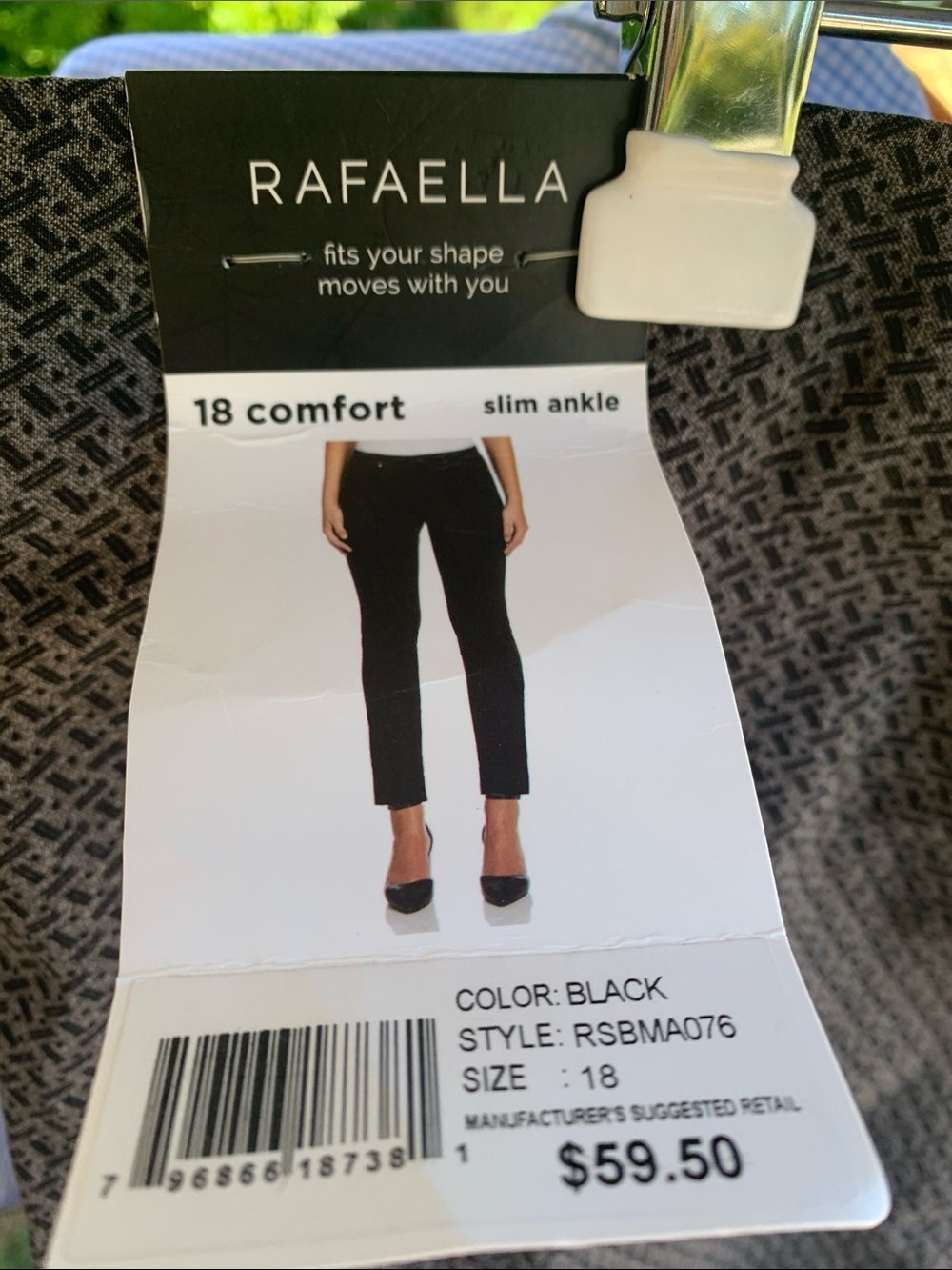 Rafaella Slim Ankle Jeans - Black